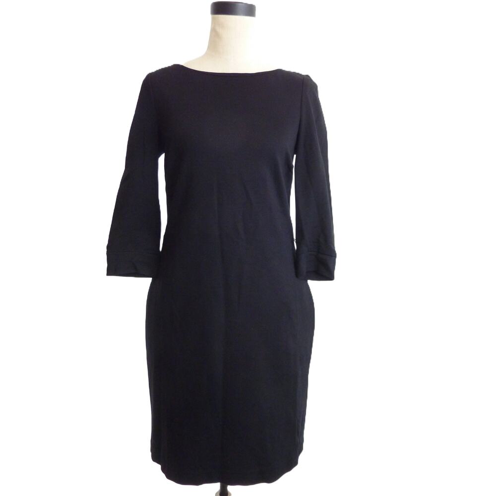 Banana Republic Black 3/4 Sleeve Dress 2